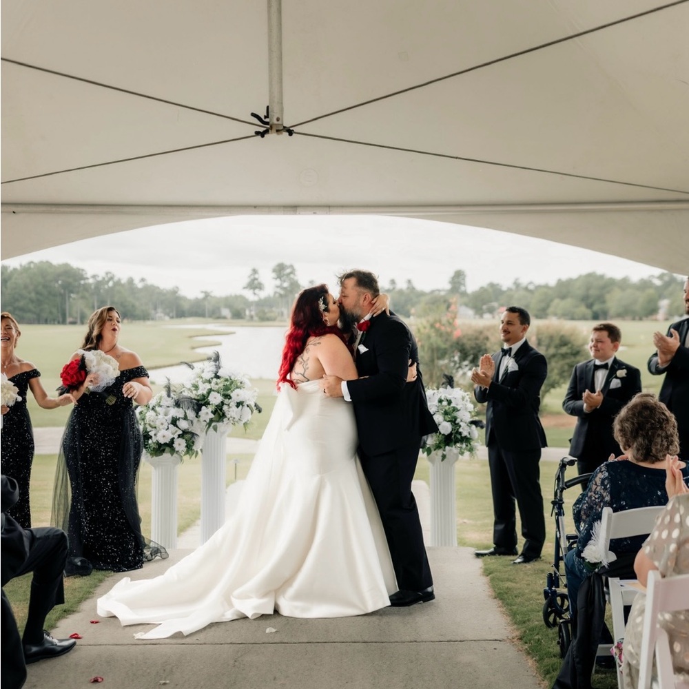 Elegant White Wedding Dress